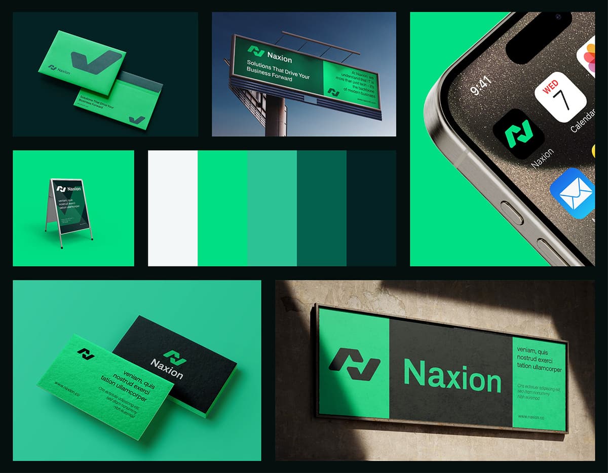 Naxion brand identity overview