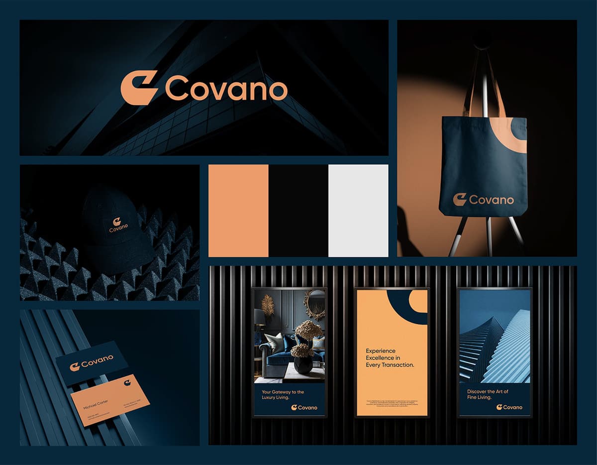 Covano brand kit showcase