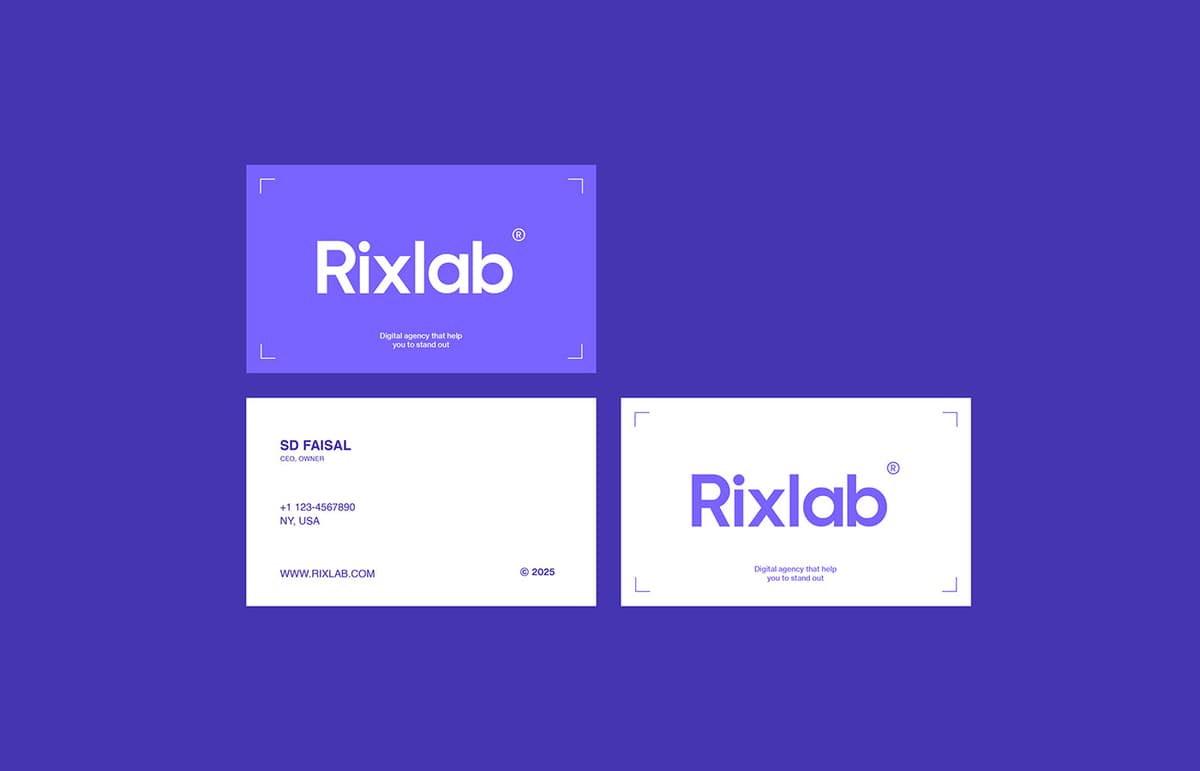 Rixlab business cards