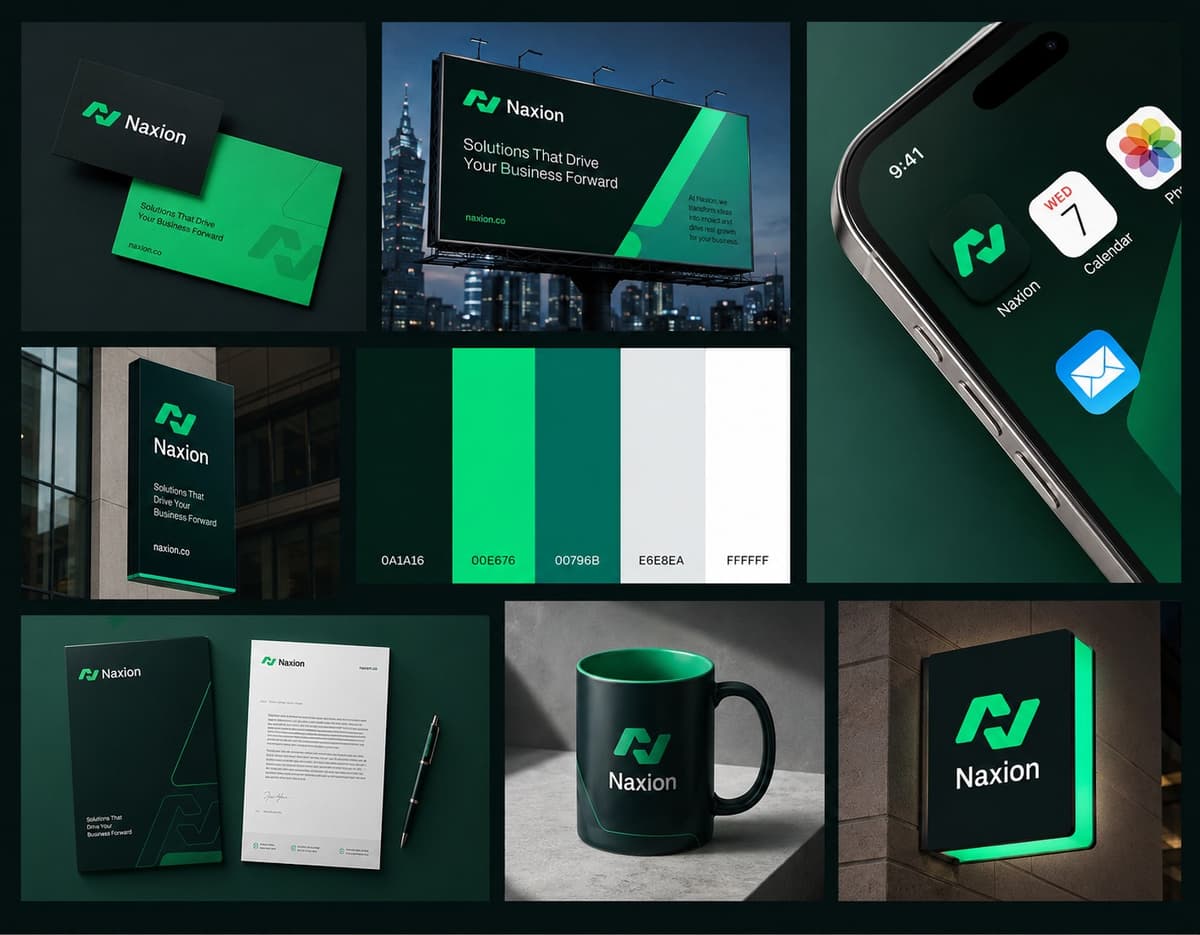 Naxion brand applications grid