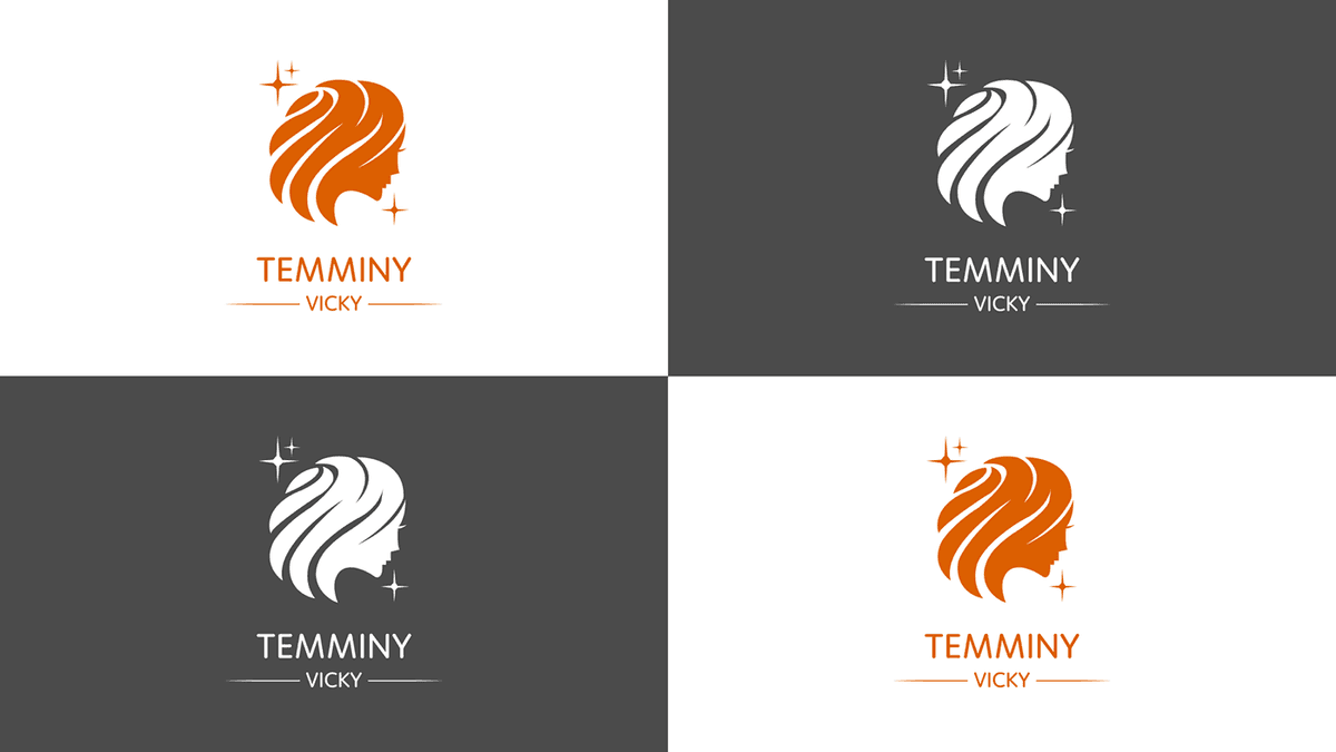 Temminy Vicky logo variations